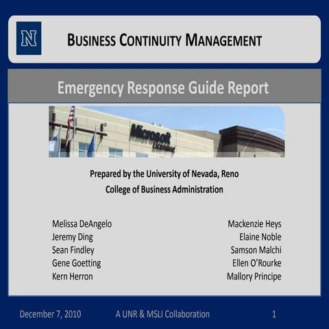 Microsoft Licensing Business Continuity Plan