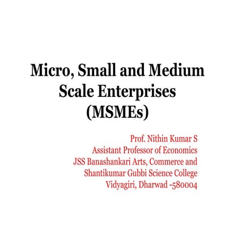 Micro Small and Medium Enterprises MSME.pptx
