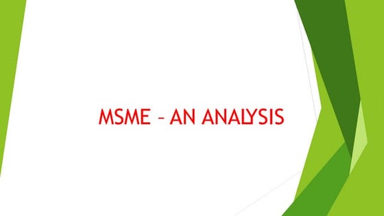 TamilNadu MSME | PDF
