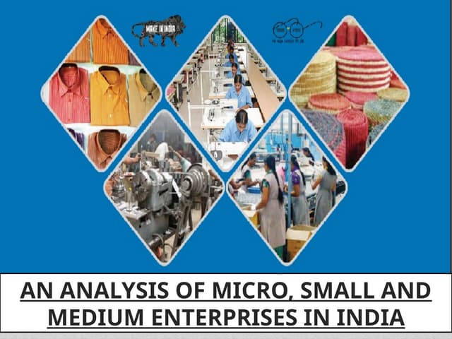 ppt on micro small and medium enterprises | PPTX