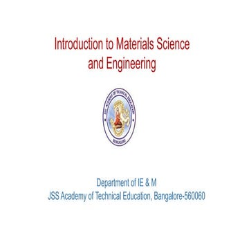 Material Science and Metallurgy
