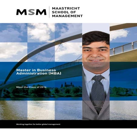 MSM MBA class profile 2016 