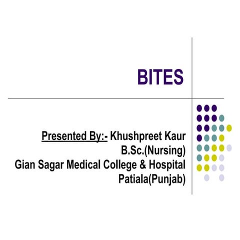 Bites Medical Surgical Nursing