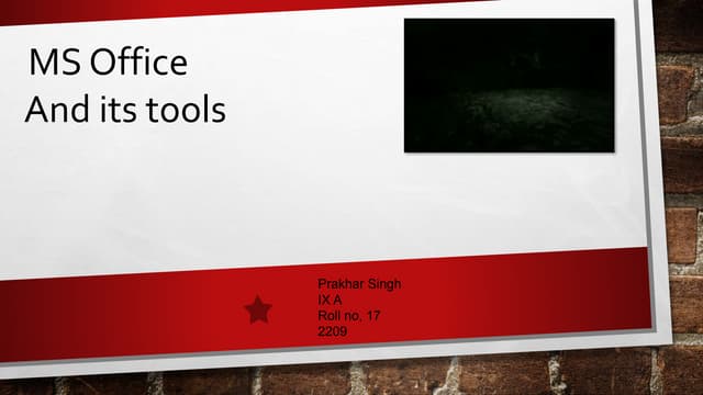 Ms office ppt