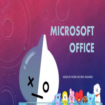 MICROSOFT OFFICE PRESENTATION