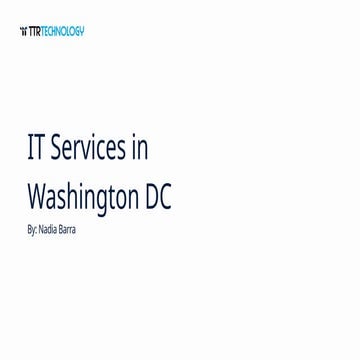 An Ultimate Guide to Managed IT Services in Washington DC