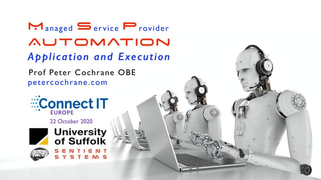 MSP Automation - Application and Execution