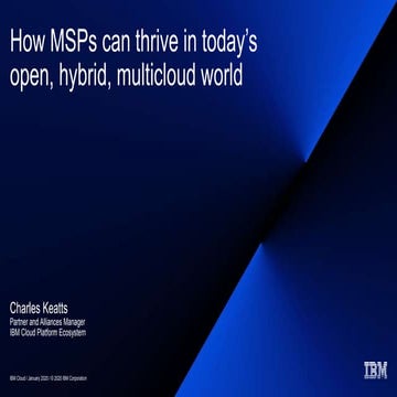 Msp deck   charles- final mb 2020 - Multicloud overview
