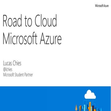 Road to Cloud Microsof Azure