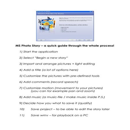 WS3 Molde - Molde showing - MS Photo story - a quick guide through the whole process