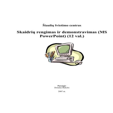 Ms powerpoint 2003_pagrindai