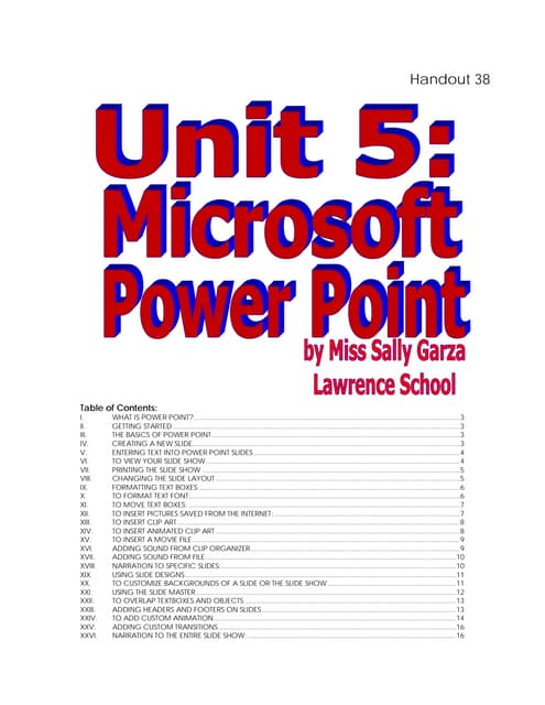 Ms power point book