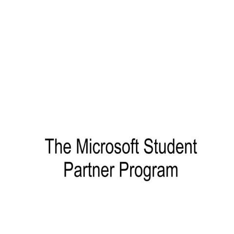 Msp program