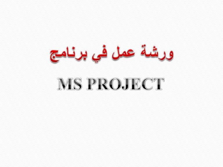 Ms Project