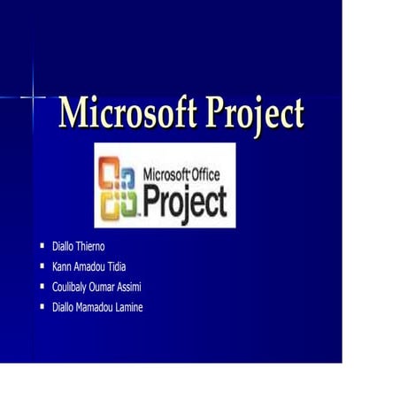 Ms project | PPTX