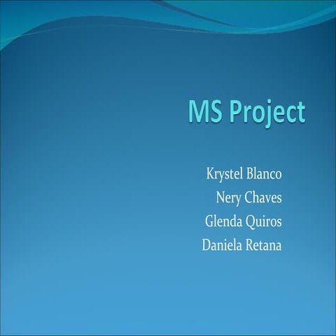 Ms project1