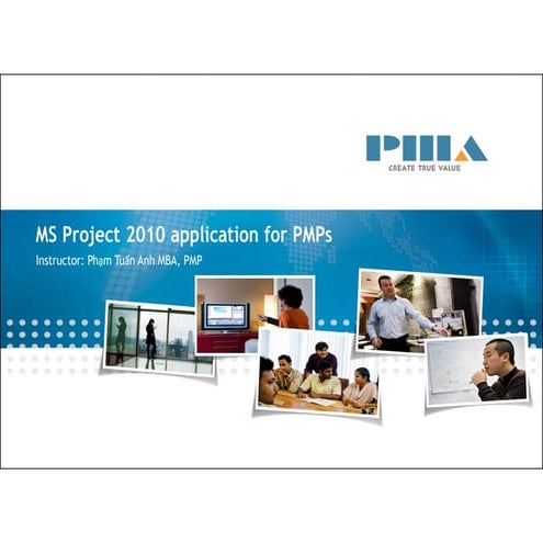 Ms Project 2010 Application For PMP