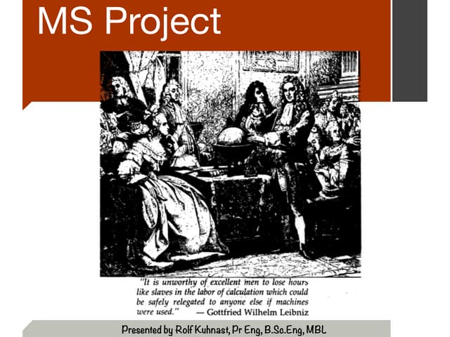 Ms project 2010 level 1&amp;2 