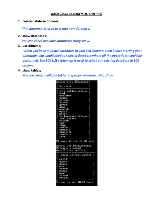 Msql query