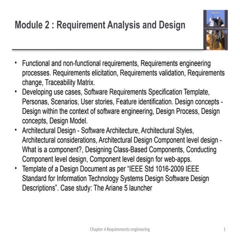 Management of Software Systems:Functional and non-functional requirements, Re...