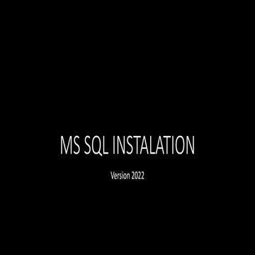 MS SQL INSTALLATION.pptx