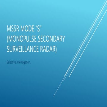 MSSR Mode S