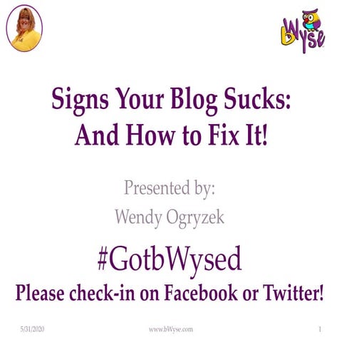 Signs Your Blog Sucks: And How to Fix It!