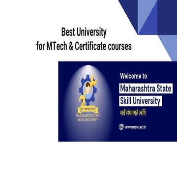 Best MTech University in Maharashtra | PPT
