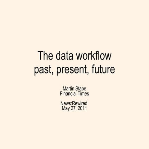 Martin Stabe, interactive producer, Financial Times