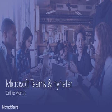Microsoft Teams & nyheter Januar 2018