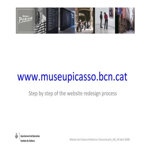 Museu Picasso web redesign