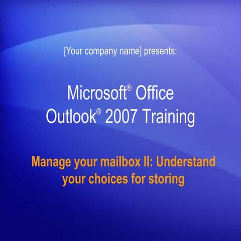 MS Power Point Training