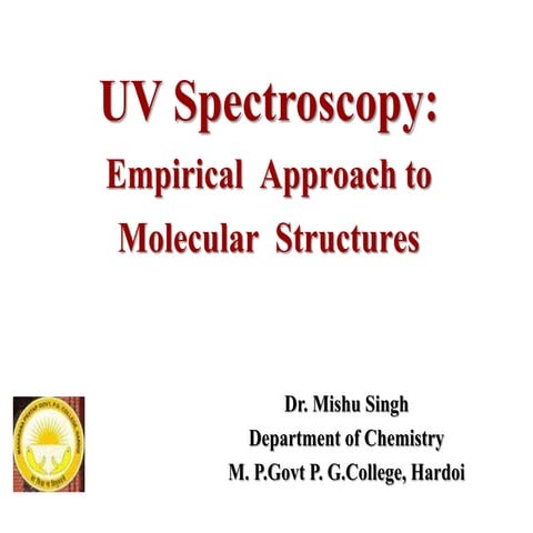UV spectroscopy