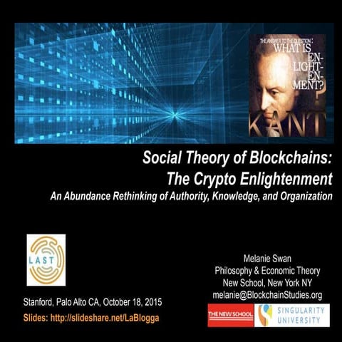 The Crypto Enlightenment: Social Theory of Blockchains 
