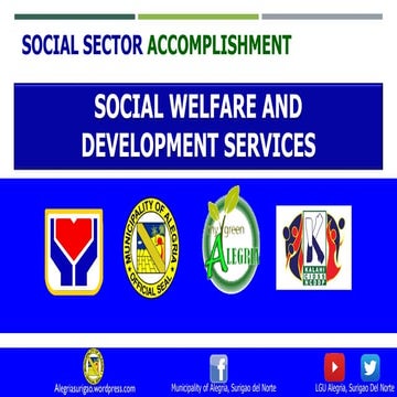 MSWDO Highlights of Accomplishment