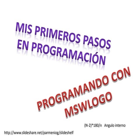 Programando con LOGO | PPTX