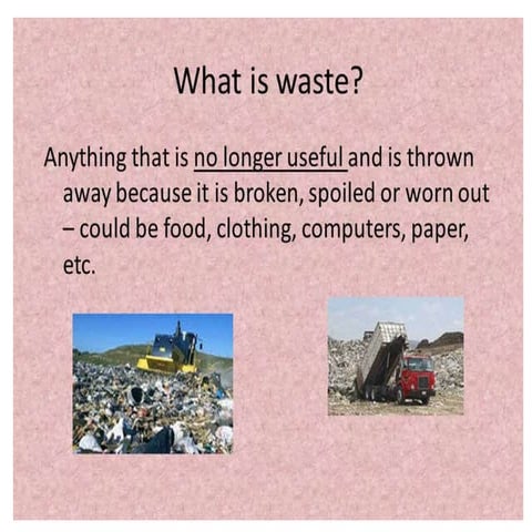 Municipal solid waste management and disposal methods | PPTX