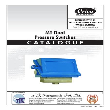 MT Dual Pressure switches 