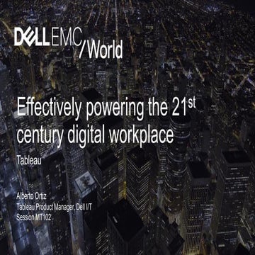 MT102 Effectively powering the 21st century digital workplace