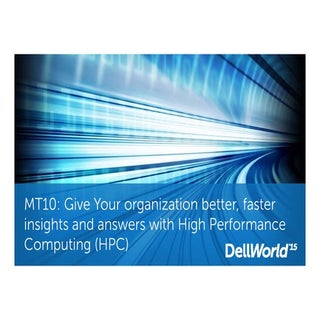 Dell High-Performance Computing sol...