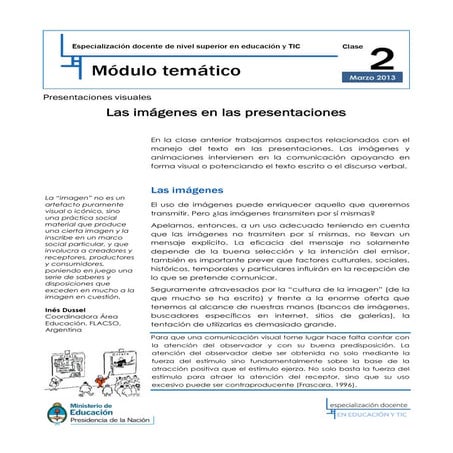 Presentaciones visuales 