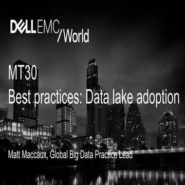 MT30 Best practices for data lake adoption