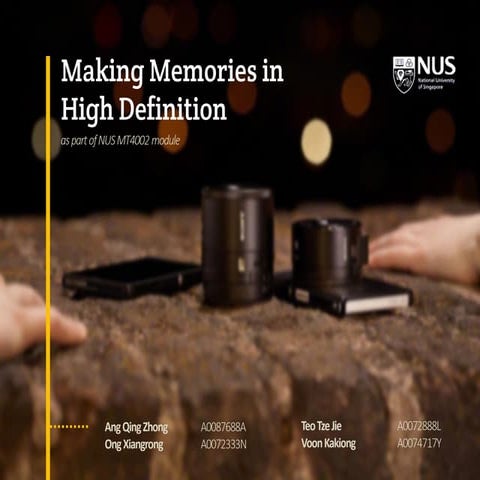 Sony Detachable Lens, Business Model