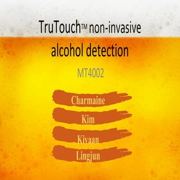 TruTouch Alcohol Detector: a business model