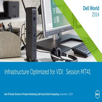 Data Center Infrastructure Optimized for Desktop Virtualization | PDF