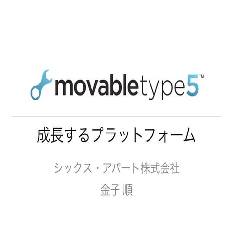 Movable Type 5.1 最新情報