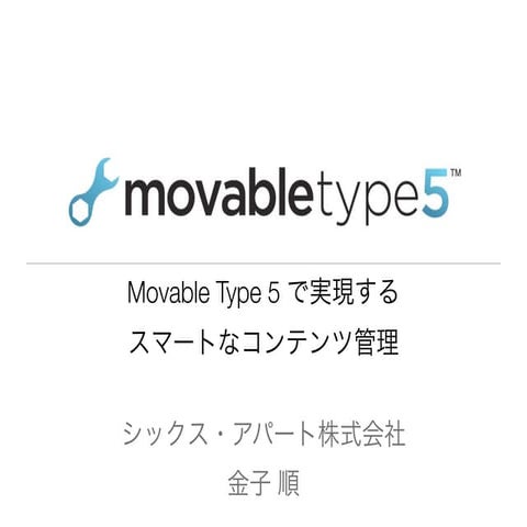 Movable Type 5 Smartphone Option