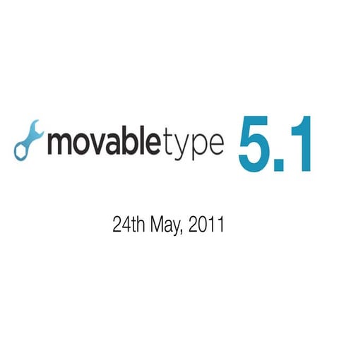 Introducing Movable Type 5.1