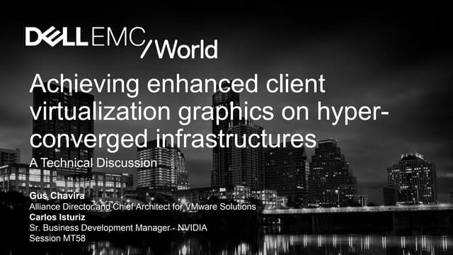 MT58 High performance graphics for VDI: A technical discussion