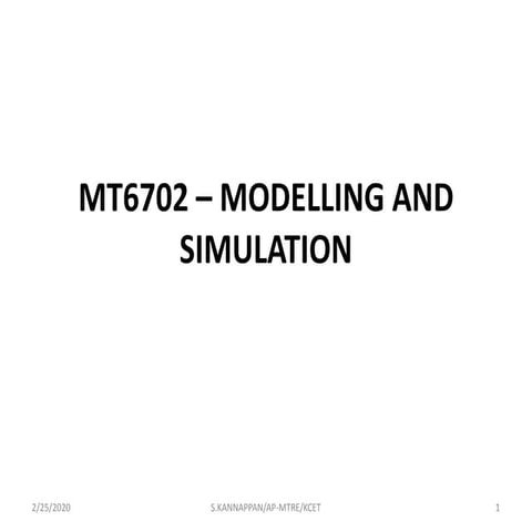 MT6702 Unit 1 System and System environment